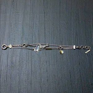 NWOT Vintage Silver Diesel Bracelet